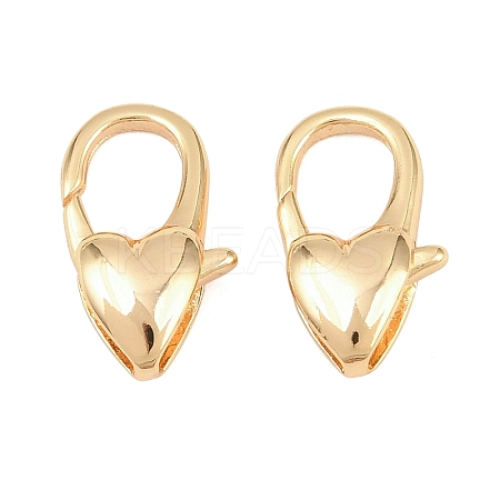 Brass Lobster Claw Clasps KK-H287-08D-G-1