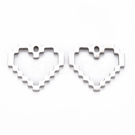 Non-Tarnish 201 Stainless Steel Pendants LS-STAS-N088-29P-NR-1