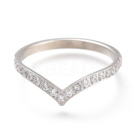 304 Stainless Steel Finger Rings RJEW-F110-06P-1