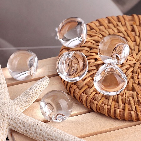 Imitation Crystal Acrylic Beads OACR-H034-27-1