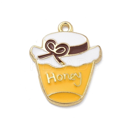 Alloy Enamel Pendants ENAM-R001-01KCG-02-1