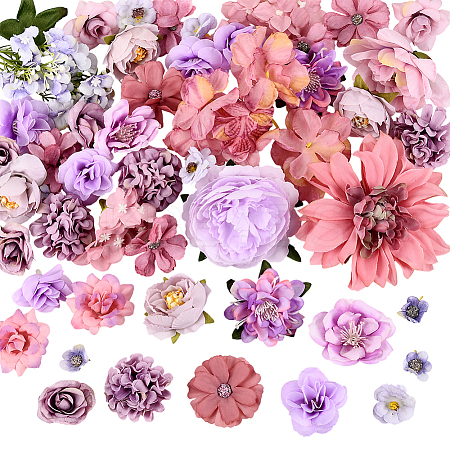 3 Bags 3 Styles Cloth Flower DIY-SP0005-72E-1