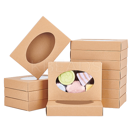 Rectangle Foldable Creative Cardboard Boxes CON-WH0081-34A-1