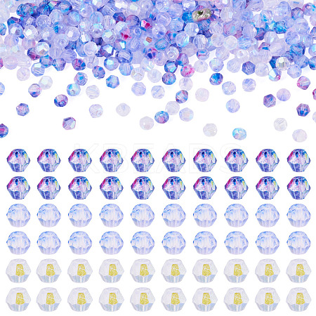 3 Bags 3 Colors Transparent Colours Glass Seed Beads GLAA-TA0003-68-1