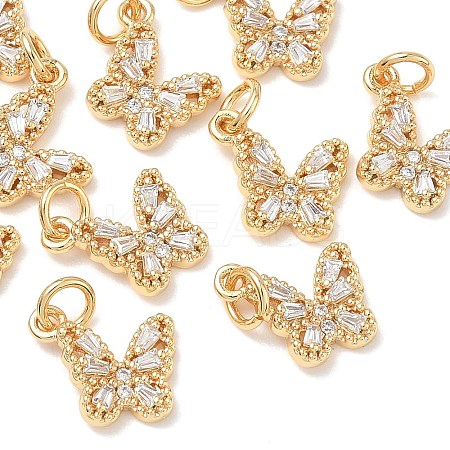 SHEGRACE Brass Pave Clear Cubic Zirconia Pendants XGRQ3Q046-628G-B-1