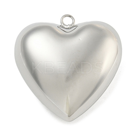 Heart Brass Pendants X-KK-N254-98P-1