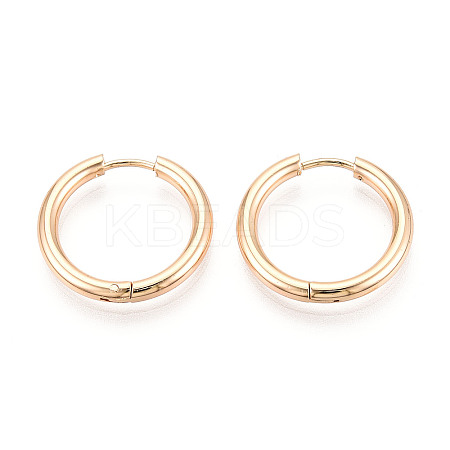 304 Stainless Steel Hoop Earrings X-EJEW-T048-24C-G-1