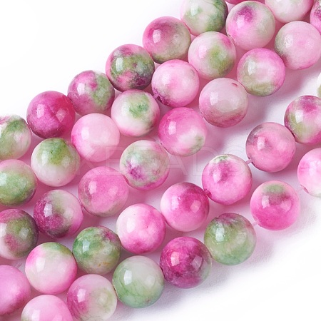 Natural Persian Jade Beads Strands G-E531-C-27-1