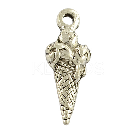 Tibetan Style Alloy Ice Cream Pendants TIBEP-23696-AS-RS-1