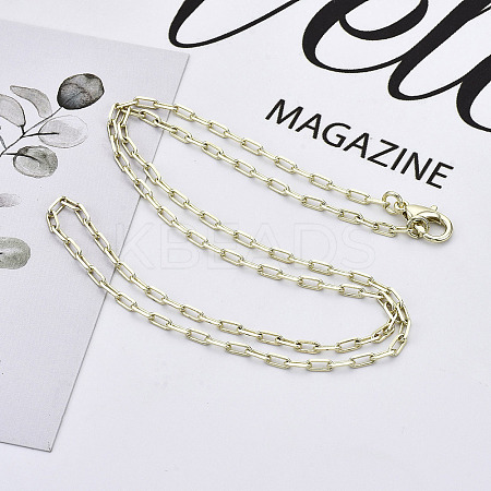 Brass Paperclip Chains MAK-S072-09B-14KC-1