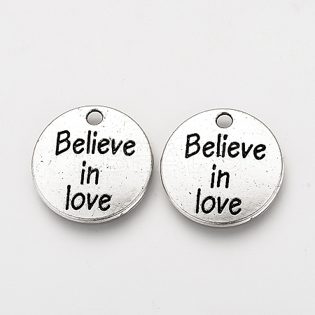Tibetan Style Alloy Pendants TIBEP-Q078-17AS-NR-1
