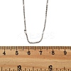Brass Curb Chains Necklaces for Women NJEW-D302-18P-5