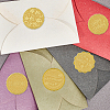 Self Adhesive Gold Foil Embossed Stickers DIY-WH0211-044-7