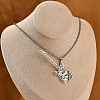 201 Stainless Steel Hollow Guitar Pendant Box Chain Necklaces LS-NJEW-M086-03P-5