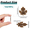 40Pcs Tibetan Style Alloy Pendants FIND-FH0010-42-2