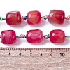 Natural Agate Beads Strands G-P605-G01-01-5