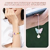 60Pcs 2 Styles Transparent & Opaque UV Plating Acrylic Beads PACR-YW0001-30-8