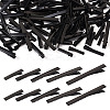 100Pcs 5 Styles Iron Alligator Hair Clips Findings PHAR-TA0001-07-1