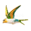 Bird Enamel Pins JEWB-S034-05G-B-1