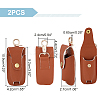PU Leather Lipstick Storage Bags AJEW-WH0248-343C-2