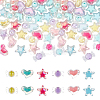 60Pcs 6 Style Transparent Acrylic Beads TACR-AR0001-04-1
