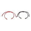 2Pcs Braided Waxed Polyester Cord AJEW-JB01152-01-1