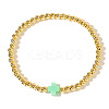 Brass Round Beaded Bracelets for Women SB9067-18-1