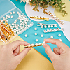 DIY Imitation Pearl Beaded Iron Alligator Hair Clips Making Kit DIY-PH0008-28-5