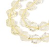Natural Lemon Quartz(Heated) Beads Strands G-P534-A20-01-3