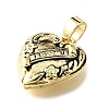 Brass Pendants KK-V007-011G-02-2