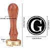 1Pc Golden Tone Brass Stamp Head DIY-CP0007-80G-2
