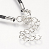 Alloy Pendant Necklaces NJEW-P197-02-4