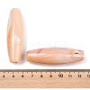 Two Tone Opaque Acrylic Imitation Gemstone Beads OACR-T033-09A-3