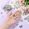 50Pcs 10 Styles Tibetan Style Alloy Pendants FIND-YW0006-94-4