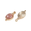 Natural Strawberry Quartz Faceted Pendans KK-L218-003G-04-2