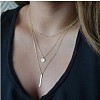 Alloy Pendant Layered Chain Necklaces for Women WGC39CD-25-1