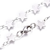 304 Stainless Steel Link Chain Necklaces NJEW-L457-008P-1