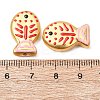 Baking Paint Glass Enamel Beads GLAA-B035-01E-3