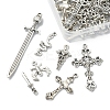 42Pcs 7 Style Gothic Themed Tibetan Style Alloy Pendants Sets TIBEP-FS0001-10-4