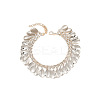 Bohemian Brass Teardrop Tassel Anklets for Women FS-WGD2946-02-2