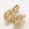 304 Stainless Steel Locket Pendants X-STAS-P137-19G-3