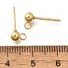 201 Stainless Steel Stud Earring Findings STAS-T031-15G-2