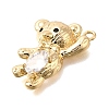 Brass Micro Pave Cubic Zirconia Pendants KK-U061-24G-2