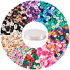 DIY Heishi Bead Stretch Bracelets Making Kits DIY-TA0003-22-1