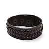 Vintage Cowhide Leather Braided Cord Bracelet for Men LS-BJEW-A039-02B-1