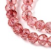 Transparent Glass Beads Strands GLAA-T023-4mm-A13-3