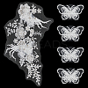4Pcs Cotton Lace Clothing Patches PATC-FG0003-84-1