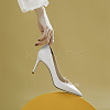 MAYJOYDIY US 4Pcs Flower Plastic Imitation Pearl Shoe Decorations FIND-MA0001-01-7