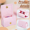 Bag Shaped Velveteen Ring Storage Boxes with Snap Button TP-WH0015-13A-4