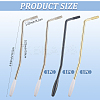 3Pcs 3 Colors Iron & Plastic Tremolo Arm Whammy Guitar Bar for Electric Guitar Flat Mount Stud Mount FIND-CN0002-21-2